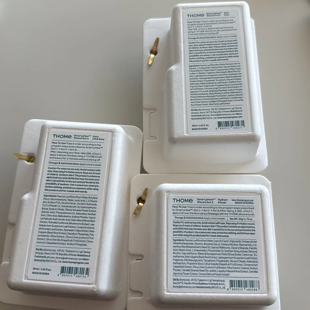 AT HOME PEEL SET - THOME Glazed Smart pHeel SET